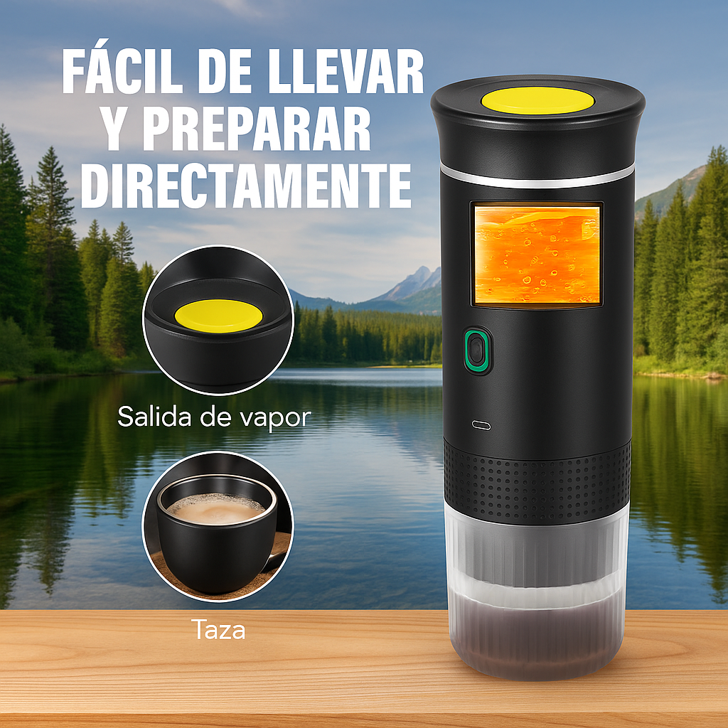 Cafetera 3 en 1: Cápsulas, Café Molido y Espresso – ¡Tu café perfecto en casa, fácil y rápido!