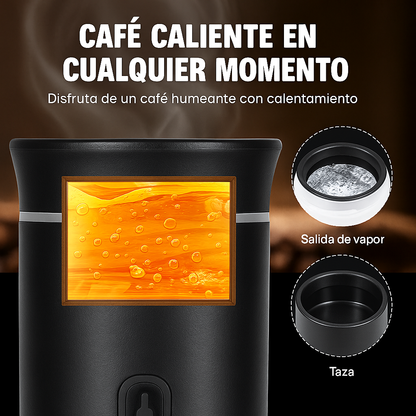 Cafetera 3 en 1: Cápsulas, Café Molido y Espresso – ¡Tu café perfecto en casa, fácil y rápido!
