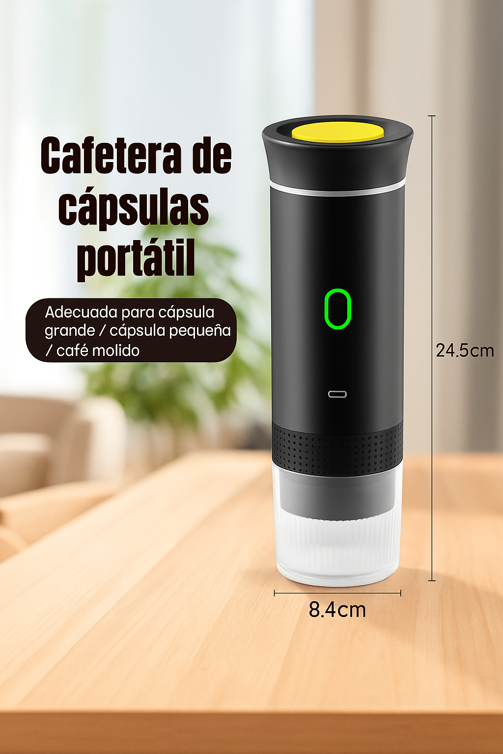 Cafetera 3 en 1: Cápsulas, Café Molido y Espresso – ¡Tu café perfecto en casa, fácil y rápido!